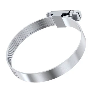 Adjustable Turbine Clamp for Automotive Pipe OEM Stainless Steel Hose Clamp