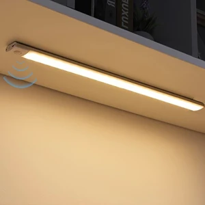 USB Rechargeable Sensor Induction Switch Cabinet Light Aluminum Luminous Cabinet Lamp Led Wardrobe Closet Lighting