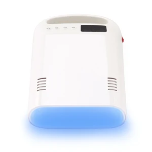 2025 Integrated Handle Design Wireless Portable Nail Dryer Multi Function Fan Cooling UV LED Nail Lamp With 30s 60s 90sTimer