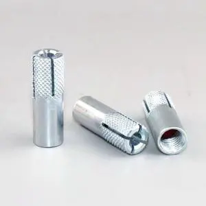 China High Quality Fastener Carbon Steel Drop-in Anchor Bolt M6 to M20 Bullet Anchor M16 M12 M10 M8 Drop in Anchor