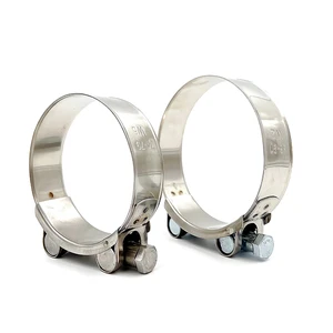 High-Security Stainless Steel European Style Single Bolt Pipe Clamp