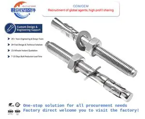 Zinc Plated Stainless Steel Expansion Screw Hollow Wall Anchor For Construction Concrete System Of Measurement Inch Material