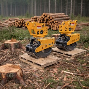 Rotating Log Grapple Saw Excavator Grapple Saw Wood Grapple Cutting Chain Saws for Log Cutting