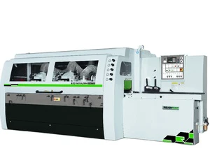 REIGNMAC 4-Head Planer Moulder Machine 6000 RPM Spindle 40mm Diameter 103.25kW Motor 380V Gear-Driven Wooden Beam Fiber Cement