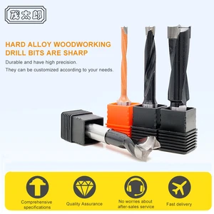 MTL Woodworking Multi Boring Drill Bits 3-15mm CNC Drill Bits for Furniture Blind Hole Drilling