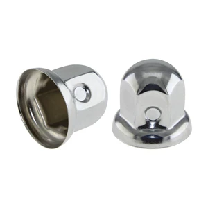 BS-CW1100-33-46CS Truck Wheel Nut Cover with Chrome and Flange,33mm,carbon Steel