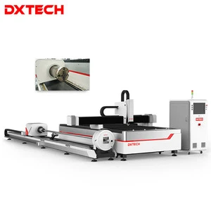 Sheet Pipe Tube Fiber Laser Cutting Machines Cnc Dual-use Metal 1515*3030 2020*6050 Circular Square Metal Raycus Laser Pulsed