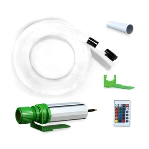 Waterproof 6W RGBW Twinkle Led Light Source Machine Fiber Optic Light Kit 0.75mm Diameter 700pcs 4 Meters