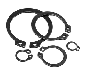 CL-Stainless Carbon Steel Self Lock Oval Washers Black Oxide DIN471 External Spiral Circlips Shaft Retaining Rings Snap Ring