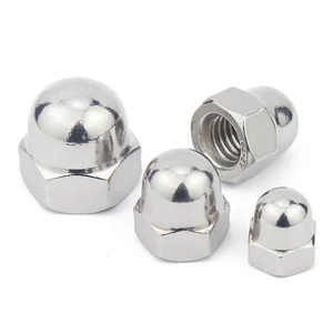 Certified Din1587 304 Stainless Steel Cap Nut For Mining Application