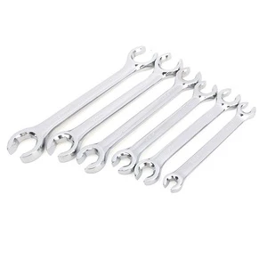 Multitools Full Polish High Torque Hand Tool 10-17mm Oil Pipe Flare Nut Wrench Set Brake Wrench for Car Repair