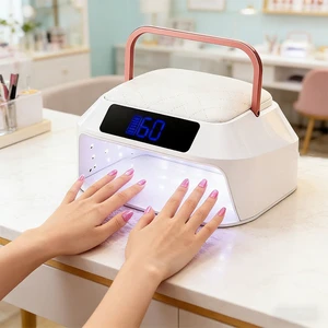 JW1432 218W 178W Cordless Portable Wireless UV Led Light Lamps Rechargeable Nail Dryer Lamp With Hand Pillow 218W/178W Nail Lamp