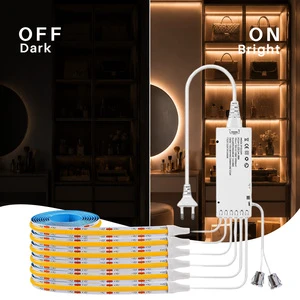 Under-cabinet Lighting Kit Door-Activated Sensor Switch DC 12V Dimmable Water Resistant High Brightness Drill-Free