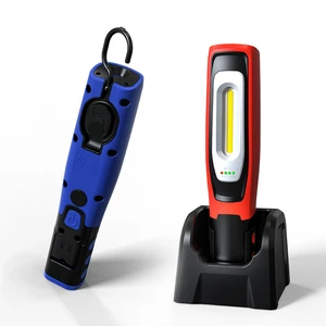 Rechargeable LED Work Light, Portable Hook Mechanic Flashlight for Car Repair/Mechanics/Camping/Emergency