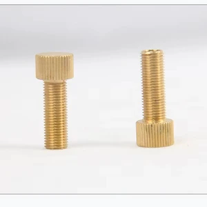 Custom Brass Hand Screw Fasteners Various Hardware Accessories Including Screws & Bolts for Fabrication Services