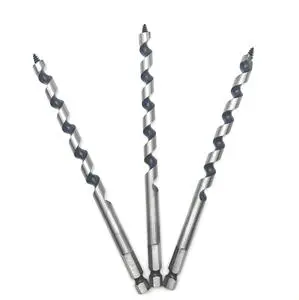 BOMI BMDD-6 Customized High Precision High Carbon Steel Hex Shank Wood Auger Drill Bits