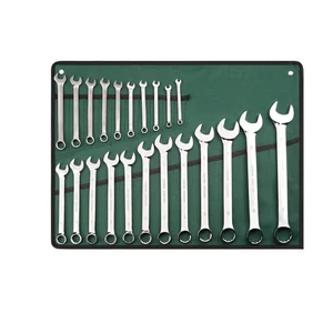 Portable Double-Use Open-Ended Wrench Set 6-32MM Metric Customizable OEM Chrome Vanadium Steel DIN Standard