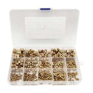 Environmentally Friendly Metric KNURLED NUT Non-Standard Processing Slotted Brass Nut Nickel Inlay Knurled Slotted Nut Copper