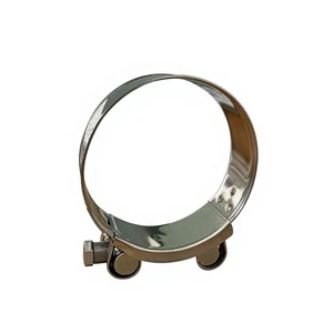 Single Screw T Bolt Heavy Duty Stainless Steel Adjustable Hose Clamp for Inch Pipe Connection