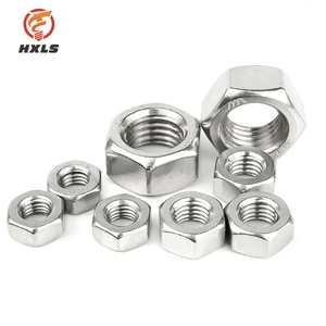 High Quality Stainless Steel 304 316 Durable Metal Hex Nuts For Mining & Water Treatment Applications