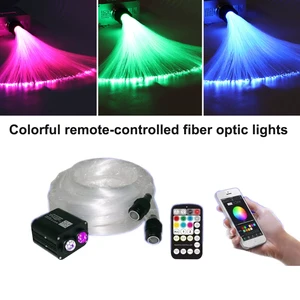 Manufacturer Direct Sale Colorful Remote-controlled LED Fiber Optic Lights Dimmable IP33 Rated for Indoor Decorative Lighting