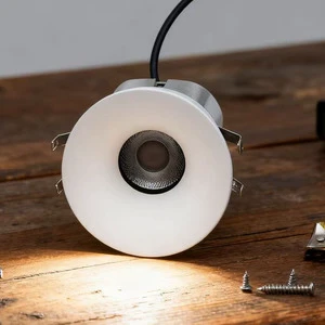 Modern LED Recessed Downlight 12W IP44 for Home Office & Indoor Use Aluminum Construction