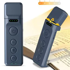 Factory Customized USB Rechargeable Reading Lamp Clip on Bookmark Style Book Light for Reading in Bed at Night