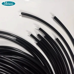 Multi String End Light Fiber Optic Cable Underwater Swimming Pool Star Light End Glow Black Jacket Fiber Optic Lighting