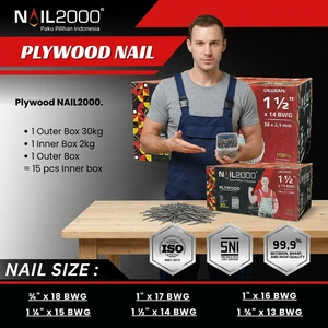 Industrial Grade 1.5 Inch Small Steel Nails with Smooth Head for Wooden Frames High-Strength Carbon Steel 15kg