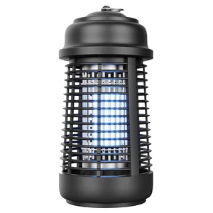 High Power Indoor Electric Shock Mosquito Killer Lamp ABS Fly Trap with Switch Solid State