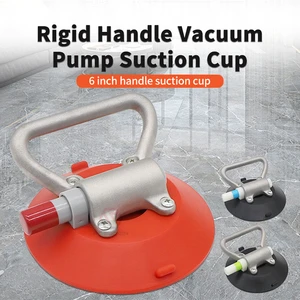 6Inches Suction Cup Glass Carrying Handle Vacuum Side Metal Handle Rubber Suction Cup Customizable PanTong Color Plate 150mm
