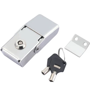 Stainless Steel Security Locking Toggle Latch Catch Hasp Lock With Keys J605