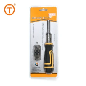 OEM 13 In 1 Flexible Ratchet Screwdriver Bit Holder Set With Magnetic Tip 6150 Cr-V 1-Year Warranty For Industrial/DIY Use