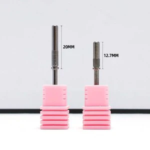 New Design Full Color Pink Long Sanding Bands 3MM Mini Nail Drill Bits Mandrel Fine Length Nail Tools Supplier