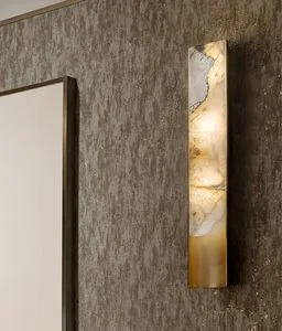 Luxury Natural Marble Wall Lamp Simple LED Light for Home for Living Room Bedroom Home Decoration Light