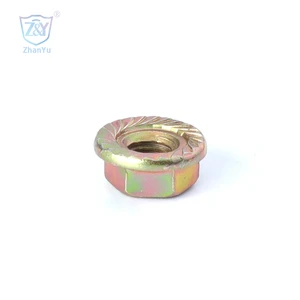 Flanged Nuts Galvanized Size Flanged Nuts Self-locking Nuts DIN 6923 Rolling Bearings Locknuts | Fasteners