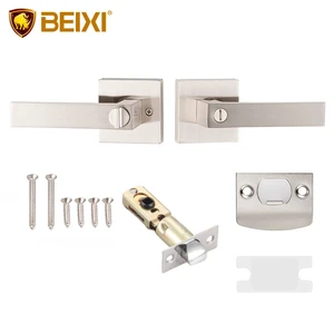 OEM/ODM Heavy Duty Zinc Alloy Door Handle Lock Privacy Passage Door Lever Lock For Wood Doors