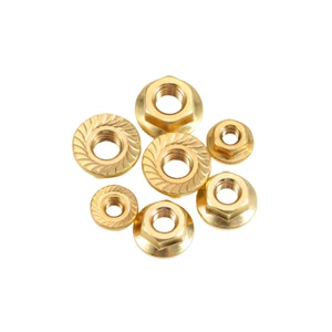 China Wholesale Brass Flange Nut M3 M4 M5 M6 M8 M10 M12