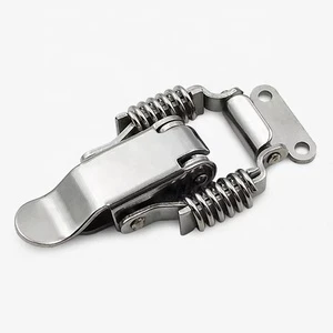In Stock J108 Stainless Steel 304 Nickel Plated Toggle Latch Spring Draw Hasp Clamp Latch