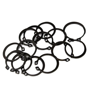 Blackened Shaft Retaining Ring C-type Carbon Steel Circlip Open Imperial (Inch) General Industry