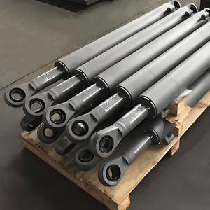 BoTeng Mobile Hydraulic Service Piston Cylinder with Pump for Rotary Tillers Steel Construction 1 Year Warranty