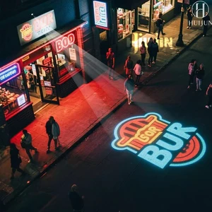 Logo Projector Free Custom Advertising Lights 100w150w Led Gobo Light Business Sign Wall Projection Lamp Outdoor Waterproof
