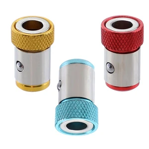 Alloy Battery-Powered Electric Magnetic Ring Screwdriver Bit Holder Anti-Corrosion Shank Phillips Drill Bit Power Tool Accessory
