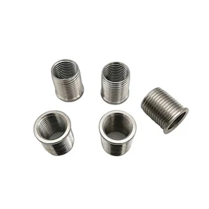 Custom Size 303 Stainless Steel Industrial Nut Screw M10*1-M12*1-12.7mm Fasteners for Thread Repair with Wire Insert and Pin