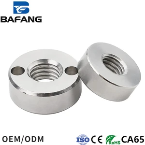 304 Stainless Steel Polished Perforated Round Nut End Face GB815 Nut Insert M6 Outlet Mating Nuc Automotive Nuts