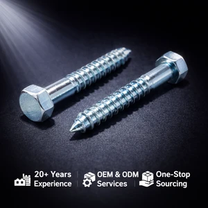 Self-Tapping ASME B 18.6.5M Metric Hex Head Zinc Plated Tapping Screws Class 4.8 & 6.8 Alloy Steel