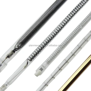 Quartz Halogen Infrared Heater Lamp 1000w 1kw Single Emitter Glass Tube Dryer Lamp