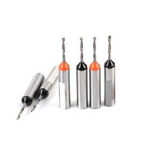 High Performance Solid Carbide Drill Bit Blind Hole Wood Boring Bit 10mm Shank CNC Machine Center Black Oxide Finish Steel Body