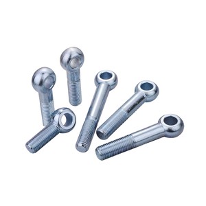 Steel Fasteners Stainless Steel And Carbon Steel Forged Swing Eyebolt Din444 Lifting Screw Eye Bolt With Long Shank Ring Head