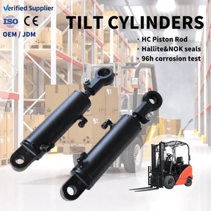 OEM Standard Forklift Tilt Oil Hydraulic Cylinder Precision Sealing Custom Size for Forklift Aftermarket Replacement